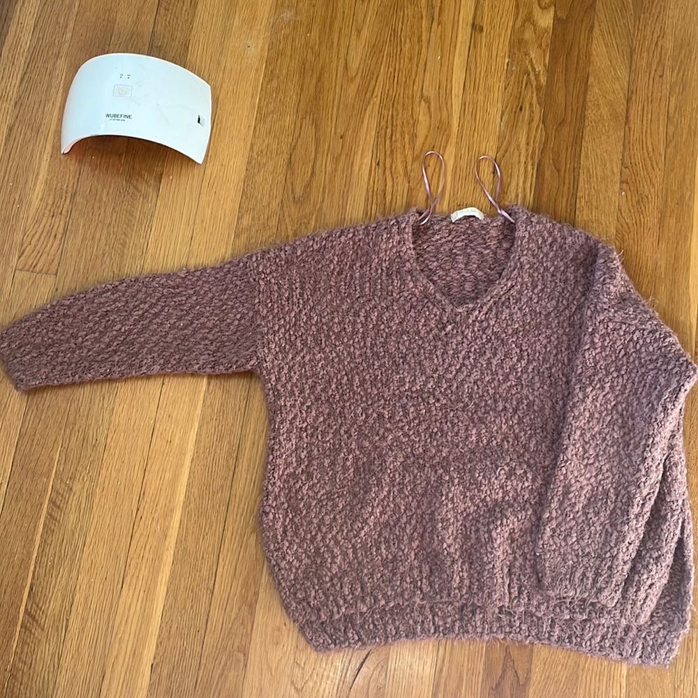 Knit sweater purple from altered state